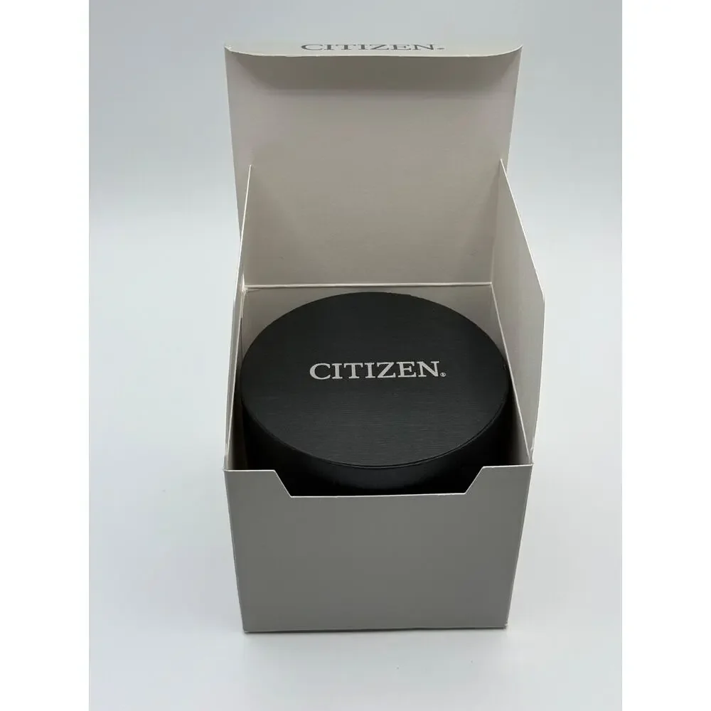 Citizen Eco-Drive EM0284-51N Women's MOP Diamond Two Tone Watch NOS Box